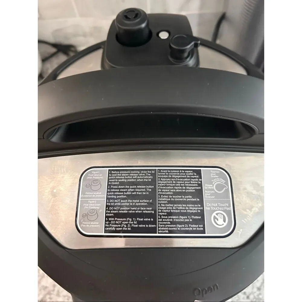 Instant Pot Duo Nova 7-in-1 Electric Pressure Cooker Stainless 8 Qt Black - Picture 2 of 6
